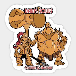 Ornstein & Smough Cuphead Style! Sticker